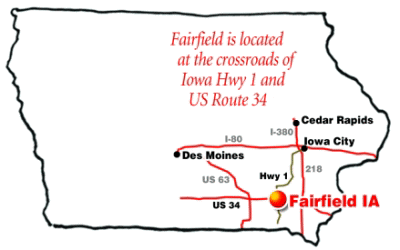 Fairfield Locator Map