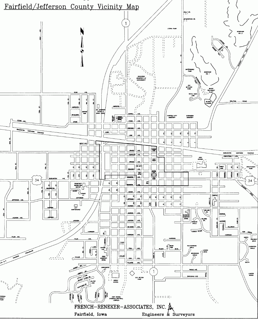 Fairfield Map